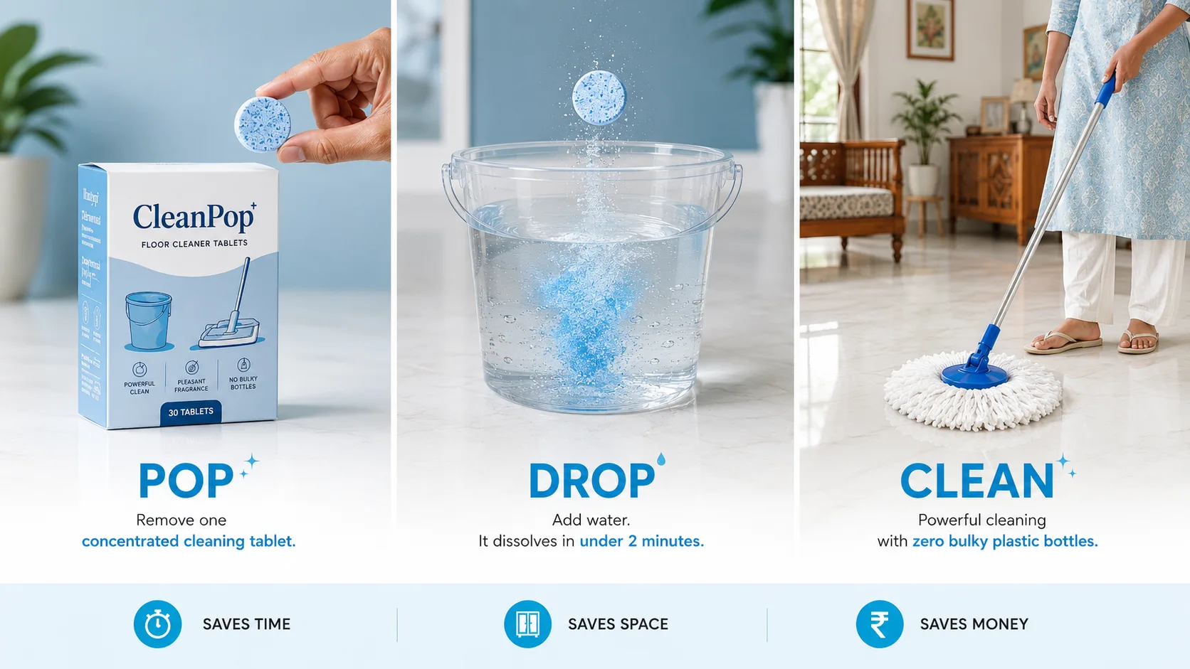 CleanPop waitlist preview